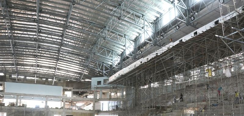 Gia công kết cấu nhà thi đấu đa năng