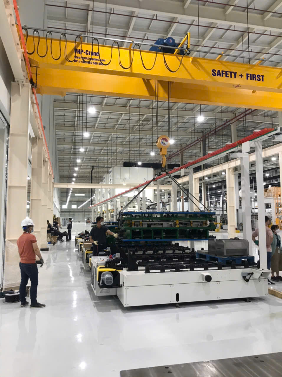 Gia công kết cấu Cổng trục 7.5T 